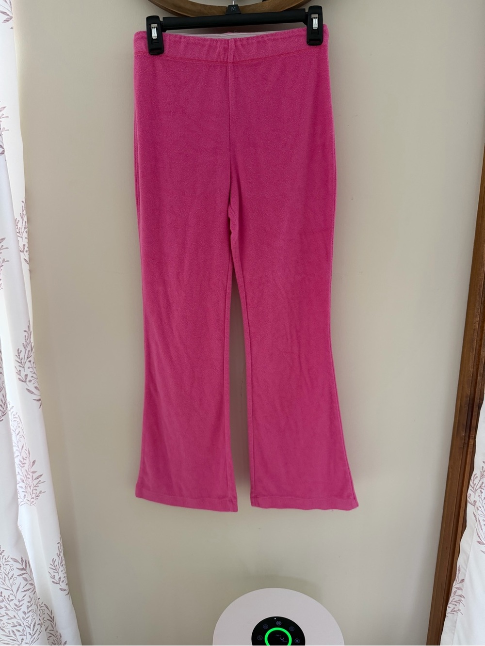 Free People Movement Terrycloth Flare Lounge Pants Pink Women’s Small EUC